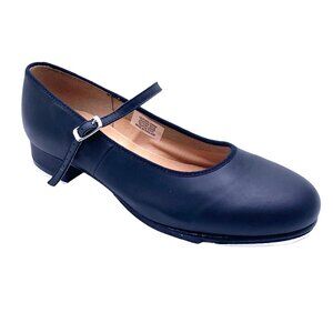 Little Girls Black Leather Mary Jane Tap Shoes Dance New Recital 10 10.5 11 New